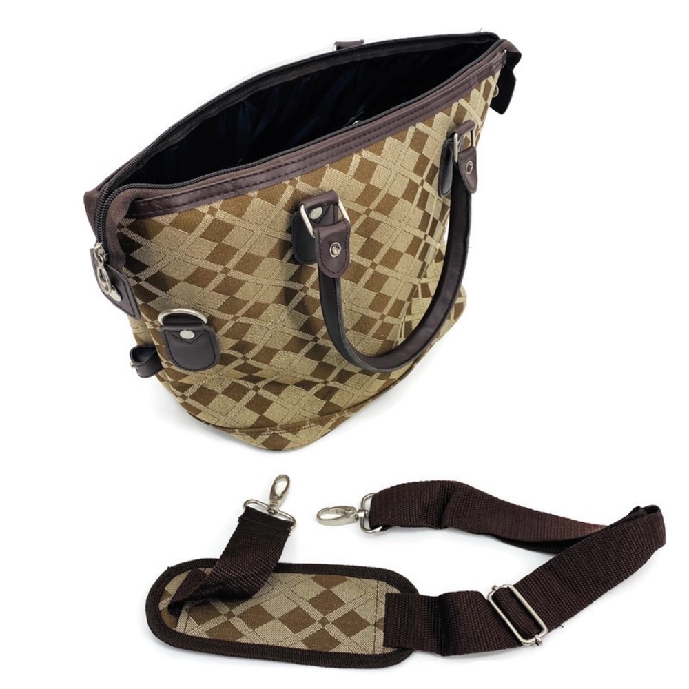 American Flyer Large Canvas Signature Travel Bag Carry On Satchel